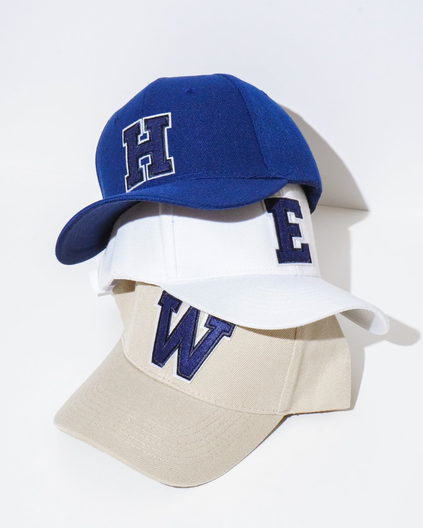Personalised Letter Cap Bermuda Navy